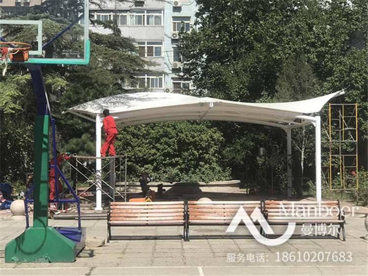 北京豐臺區(qū)第五干休所張拉膜結(jié)構(gòu)
